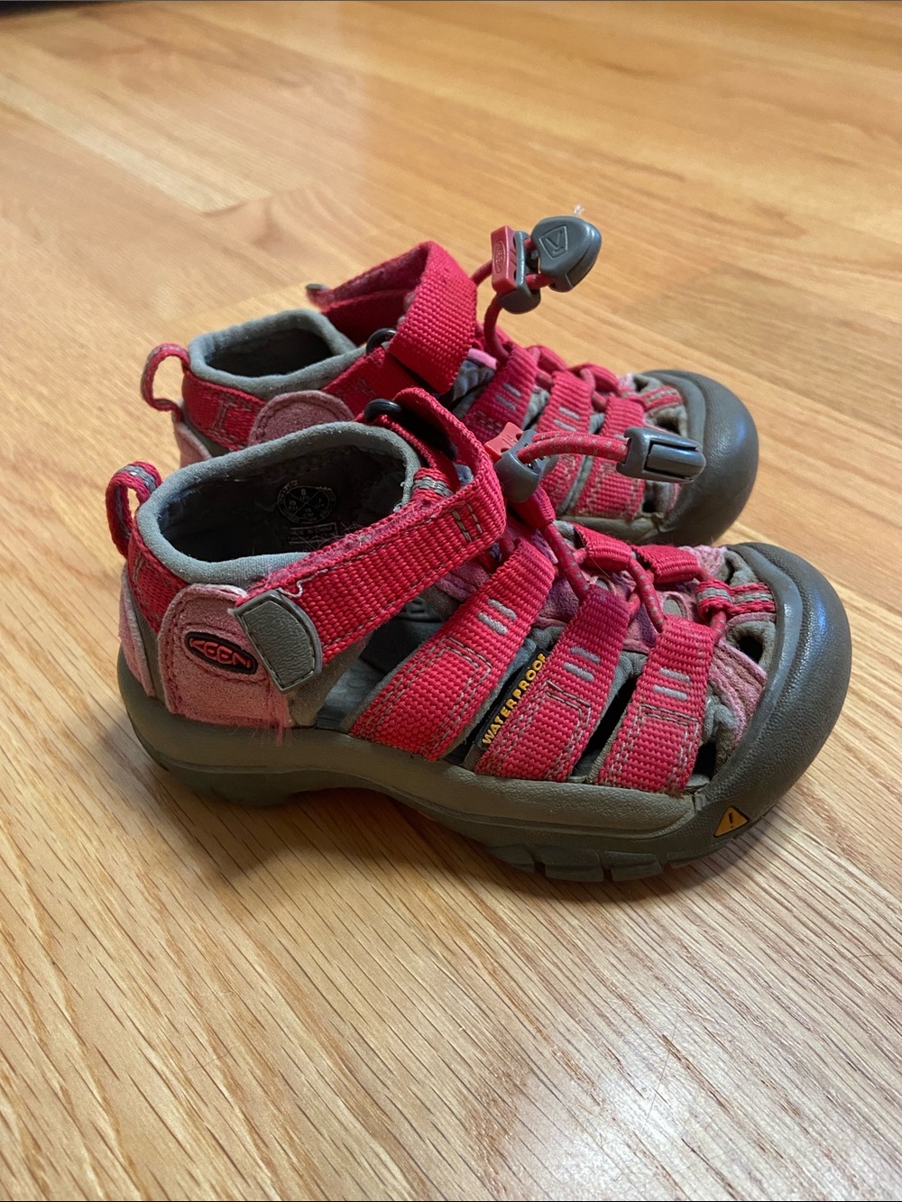 Keen Kids Pink and Gray Closed-Toe Sport Sandal